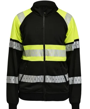 Jobman Sweatshirt Full-Zip Hi-Vis