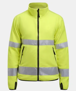 Alternative view of Jobman Fleece Jacket Hi-Vis
