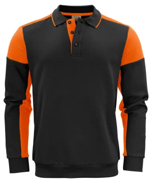 Alternative view of Printer Prime Long Sleeve Polo Sweatshirt