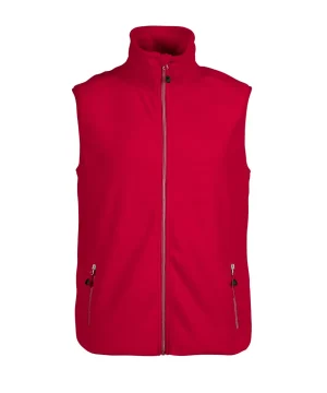 Printer Red Sideflip Fleece Vest