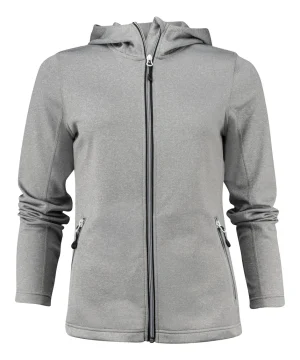 Printer Red Ladies Layback F/Z Hoodie