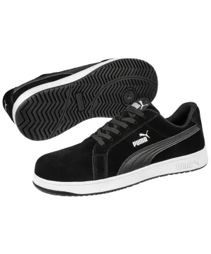 Puma Safety Iconic Suede Black Low S1PL ESD