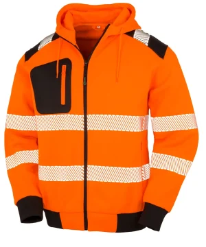 Alternative view of Result Genuine Recycled Recycled Zipped Safety Hoody