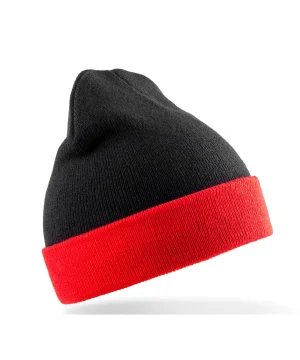 Alternative view of Result Genuine Recycled Recycled Black Compass Beanie