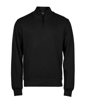 Alternative view of Tee Jays Ribbed Interlock Half Zip