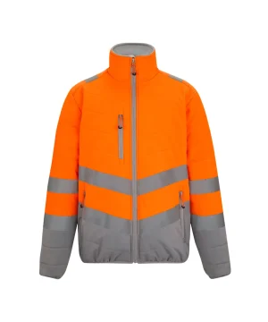 Alternative view of Regatta High Visibility Hi-Vis Two-Tone Thermal jacket
