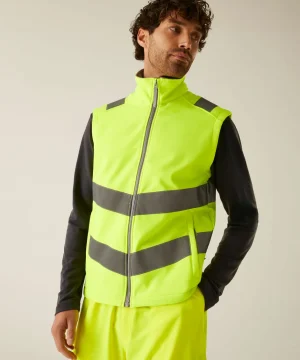 Regatta High Visibility Hi-Vis Pro Contract Ablaze Softshell Bod