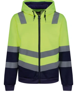 Alternative view of Regatta High Visibility Pro Hi Vis Full Zip Hoodie