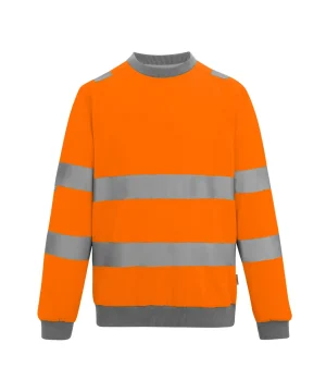 Alternative view of Regatta High Visibility Hi-Vis Pro Contrast Crew Neck Sweatshirt