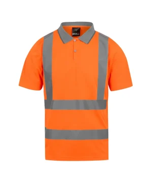 Alternative view of Regatta High Visibility Hi-Vis Pro Contract Polo Shirt