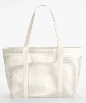 Alternative view of Westford Mill Striped Org Cotton Shopper