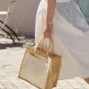 Westford Mill Pocket Starch Jute Tote