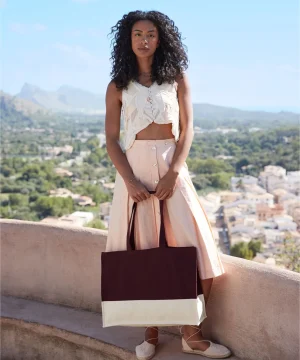 Westford Mill EarthAware® Organic Contrast Shopper