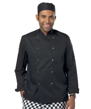 Alternative view of Dennys Long Sleeve Chef's Jacket (BK)