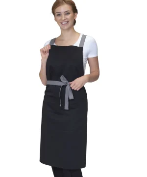 Alternative view of Dennys Cross Back Bib Apron
