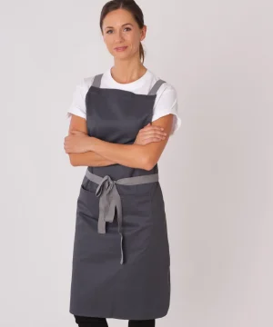 Dennys Cross Back Bib Apron