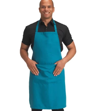 Dennys Recycled Bib Apron With Pocket