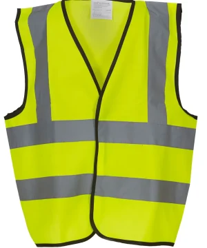 Alternative view of Yoko Children's Hi-Vis Waistcoat