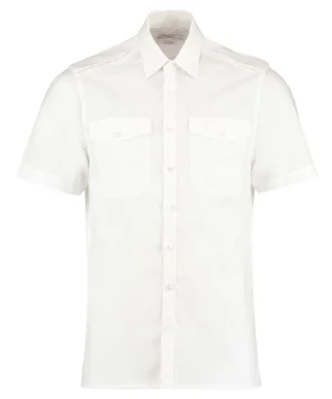 Alternative view of Kustom Kit Tailored Fit S/Sleeved Pilot Shirt