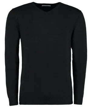 Alternative view of Kustom Kit Regular Fit Arundel V-Neck Sweater