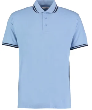 Alternative view of Kustom Kit Classic Fit Tipped Collar Polo