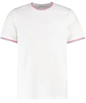 Kustom Kit Fashion Fit Tipped Tee