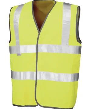 Alternative view of Result Safeguard Safety Hi-Vis Vest Using 3M