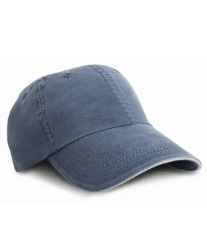 Alternative view of Result Headwear Washed Fine Line Cotton Cap