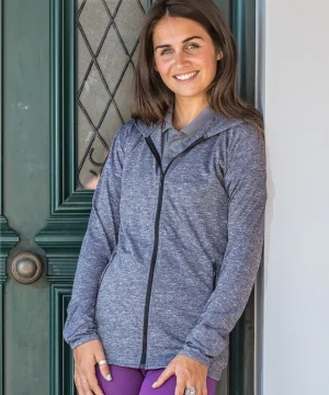 SPIRO FITNESS Women's Hooded Tee-Jacket