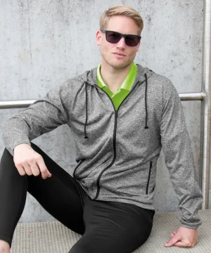 SPIRO FITNESS Men's Hooded Tee-Jacket