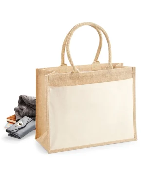 Alternative view of Westford Mill Cotton Pocket Jute Shopper