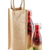 Westford Mill Shimmer Jute Bottle Bag