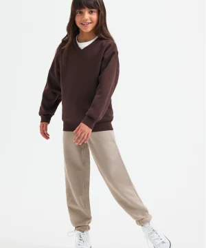 Alternative view of Uneek Childrens Classic V-Neck Sweatshirt
