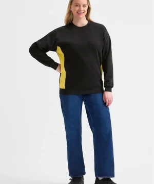 Alternative view of Uneek Two Tone Crew Neck Sweatshirt