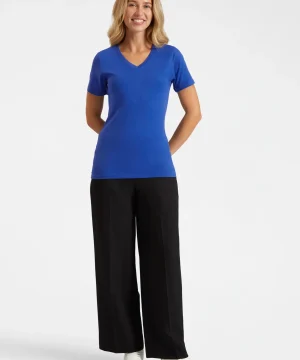 Alternative view of Uneek Ladies Classic V-Neck T-Shirt