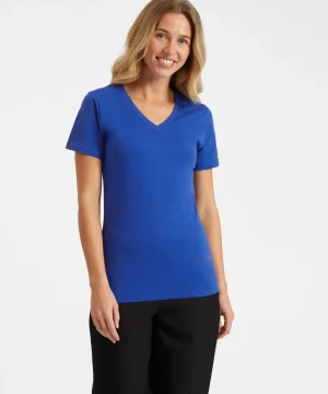 Uneek Ladies Classic V-Neck T-Shirt