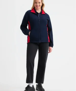Alternative view of Uneek Two Tone Full Zip Fleece Jacket