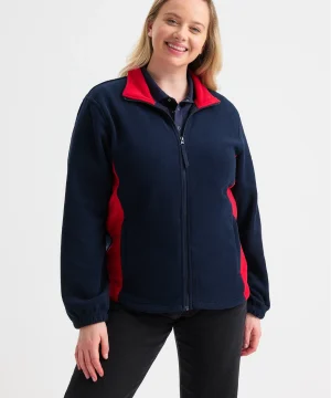 Uneek Two Tone Full Zip Fleece Jacket