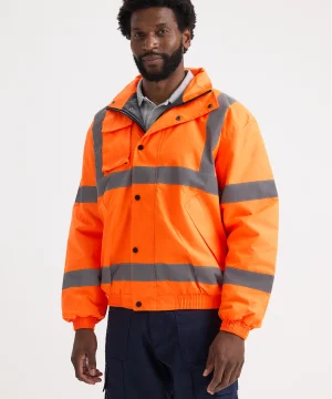 Uneek Hi Vis Bomber Jacket