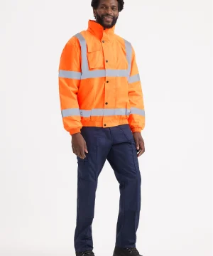 Alternative view of Uneek Hi Vis Bomber Jacket