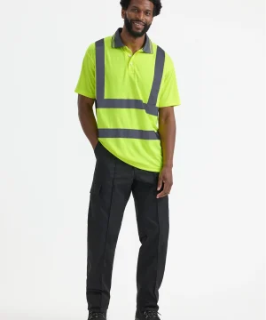 Uneek Hi Vis Short Sleeve Polo Shirt