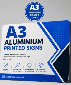 A3 Printed Aluminium/ACM Signs