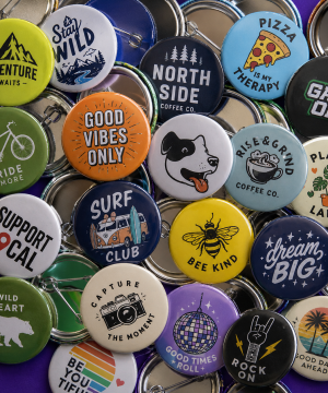 38mm Round Badges