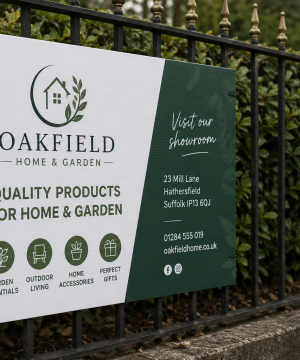 Alternative view of A5 Printed Correx Signs