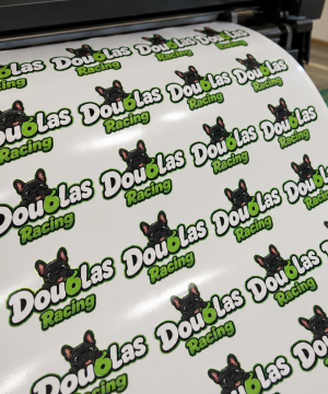 Laminated Custom Printed Vinyl Stickers – 1200 x 800mm Sheet