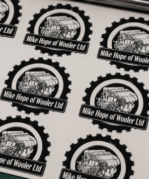 Alternative view of Custom Printed Vinyl Stickers – 1200 x 800mm Sheet