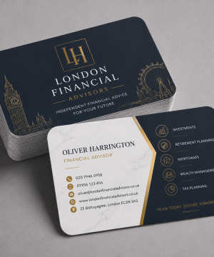 Alternative view of Business Cards Round Corners