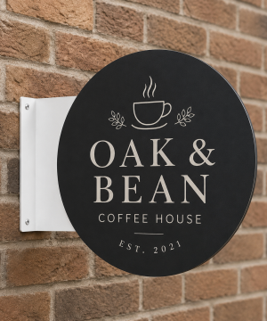 Round Projecting Wall Signs